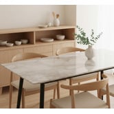 Mikasa Furniture Ildar Marble-Look Dining Table