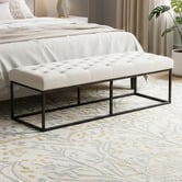 Mikasa Furniture Jia Upholstered Ottoman Bench