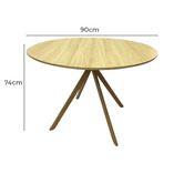 Mikasa Furniture Kian Round Dining Table