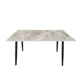 Mikasa Furniture Ildar Marble-Look Dining Table