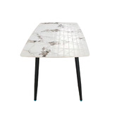 Mikasa Furniture Injoe Marble-Look Dining Table
