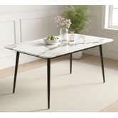 Mikasa Furniture Injoe Marble-Look Dining Table