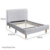 Mikasa Furniture Paxton Platform Bed