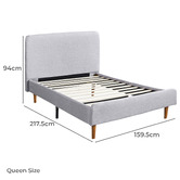 Mikasa Furniture Paxton Platform Bed