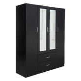 Mikasa Furniture Zanda Wardrobe with Mirrors
