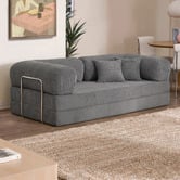 Mikasa Furniture Kiran 3 Seater Double Corduroy Sofa Bed