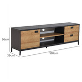 Mikasa Furniture 2 Tone Fleur Entertainment Unit