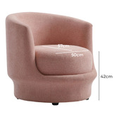 Mikasa Furniture Pink Pantheras Arm Chair
