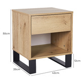 Mikasa Furniture Chantria Bedside Table