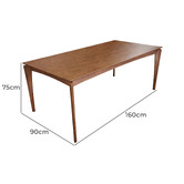 Mikasa Furniture Mia Rubberwood Dining Table