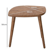 Mikasa Furniture 3 Piece Berry Nesting Coffee Table Set