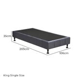 Mikasa Furniture Selwyn Velvet Bed Base