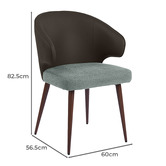 Mikasa Furniture Kai Faux Leather Dining Chairs