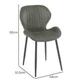 Mikasa Furniture Kendra Velvet Dining Chairs