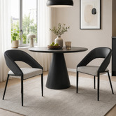 Mikasa Furniture Kiesha Upholstered Dining Chairs