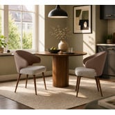 Mikasa Furniture Kai Faux Leather Dining Chairs