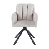 Mikasa Furniture Karina Upholstered Swivel Dining Chairs