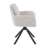 Mikasa Furniture Karina Upholstered Swivel Dining Chairs