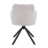 Mikasa Furniture Karina Upholstered Swivel Dining Chairs
