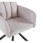 Mikasa Furniture Karina Upholstered Swivel Dining Chairs
