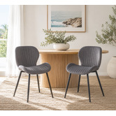 Mikasa Furniture Kendra Velvet Dining Chairs