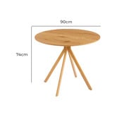 Mikasa Furniture Kian Round Dining Table