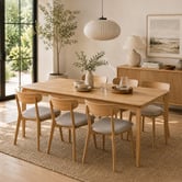 Mikasa Furniture Mia Rubberwood Dining Table