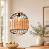 Mikasa Furniture Nova Rattan Pendant Light