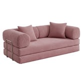 Mikasa Furniture Kiran 3 Seater Double Corduroy Compressed Sofa Bed
