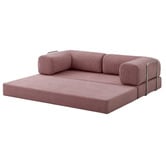 Mikasa Furniture Kiran 3 Seater Double Corduroy Compressed Sofa Bed