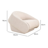 Mikasa Furniture Giuseppe Single Sofa Bed