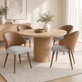 Mikasa Furniture Kai Faux Leather Dining Chairs