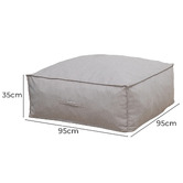 Mikasa Furniture Nevelson Outdoor Ottoman
