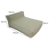 Mikasa Furniture 2 Seater Nevelson Outdoor Daybed