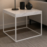 Mikasa Furniture Lucien Faux Marble End Table