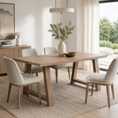 Mikasa Furniture Natural Mazza Dining Table