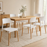 Mikasa Furniture Amalia Beech Wood Dining Chairs