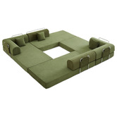 Mikasa Furniture Kiran 4 Seater King Compressed Modular Sofa Bed