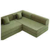 Mikasa Furniture Kiran 4 Seater King Compressed Modular Sofa Bed