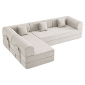 Mikasa Furniture Kiran 4 Seater King Compressed Modular Sofa Bed
