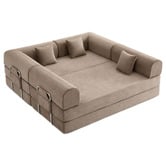 Mikasa Furniture Kiran 4 Seater King Compressed Modular Sofa Bed