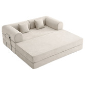 Mikasa Furniture Kiran 4 Seater King Compressed Modular Sofa Bed