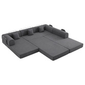 Mikasa Furniture Kiran 4 Seater King Compressed Modular Sofa Bed
