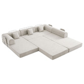 Mikasa Furniture Kiran 4 Seater King Compressed Modular Sofa Bed
