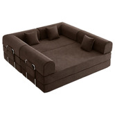 Mikasa Furniture Kiran 4 Seater King Compressed Modular Sofa Bed