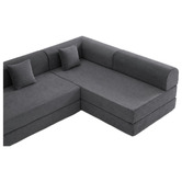 Mikasa Furniture Kiran 4 Seater King Compressed Modular Sofa Bed