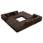 Mikasa Furniture Kiran 4 Seater King Compressed Modular Sofa Bed