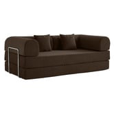 Mikasa Furniture Kiran 3 Seater Double Corduroy Compressed Sofa Bed