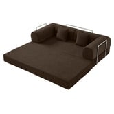 Mikasa Furniture Kiran 3 Seater Double Corduroy Sofa Bed
