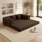 Mikasa Furniture Kiran 3 Seater Double Corduroy Sofa Bed